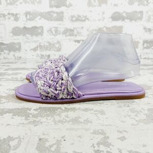 New Abound Allyn Purple Ombre Woven Sandals K142